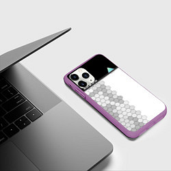 Чехол iPhone 11 Pro матовый Detroit: RK900, цвет: 3D-фиолетовый — фото 2