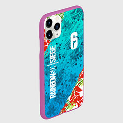 Чехол iPhone 11 Pro матовый Rainbow Six: Sunsplash Pack, цвет: 3D-фиолетовый — фото 2