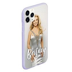 Чехол iPhone 11 Pro матовый Britney Spears, цвет: 3D-светло-сиреневый — фото 2