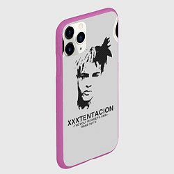 Чехол iPhone 11 Pro матовый XXXTentacion RIP, цвет: 3D-фиолетовый — фото 2
