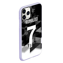 Чехол iPhone 11 Pro матовый CRonaldo 7, цвет: 3D-светло-сиреневый — фото 2