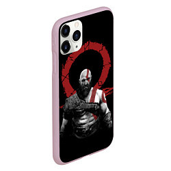 Чехол iPhone 11 Pro матовый God of War IV, цвет: 3D-розовый — фото 2