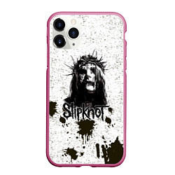 Чехол iPhone 11 Pro матовый Slipknot Demon, цвет: 3D-малиновый