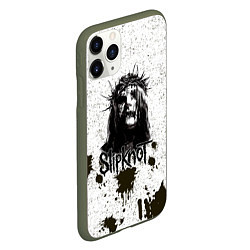 Чехол iPhone 11 Pro матовый Slipknot Demon, цвет: 3D-темно-зеленый — фото 2