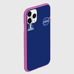 Чехол iPhone 11 Pro матовый NASA: Special Form, цвет: 3D-фиолетовый — фото 2