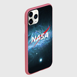 Чехол iPhone 11 Pro матовый NASA: Space Light, цвет: 3D-малиновый — фото 2
