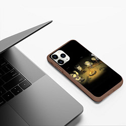 Чехол iPhone 11 Pro матовый Don’t Starve campfire, цвет: 3D-коричневый — фото 2