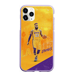 Чехол iPhone 11 Pro матовый LeBron James: NBA Star