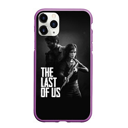 Чехол iPhone 11 Pro матовый The Last of Us: Black Style