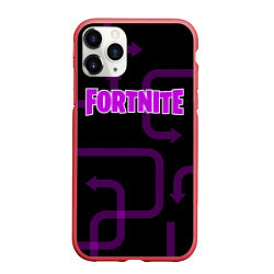 Чехол iPhone 11 Pro матовый Fortnite: Violet Edition