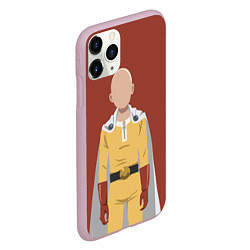 Чехол iPhone 11 Pro матовый One Punch Man, цвет: 3D-розовый — фото 2