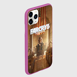 Чехол iPhone 11 Pro матовый Far Cry 5, цвет: 3D-фиолетовый — фото 2
