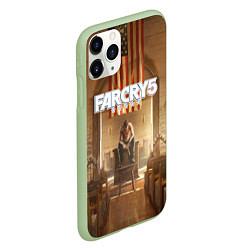 Чехол iPhone 11 Pro матовый Far Cry 5, цвет: 3D-салатовый — фото 2