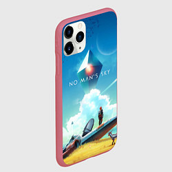 Чехол iPhone 11 Pro матовый No Man’s Sky: Atlas Rises, цвет: 3D-малиновый — фото 2