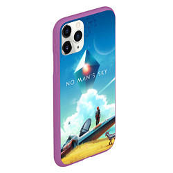 Чехол iPhone 11 Pro матовый No Man’s Sky: Atlas Rises, цвет: 3D-фиолетовый — фото 2