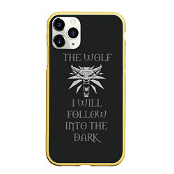 Чехол iPhone 11 Pro матовый I will follow into the dark
