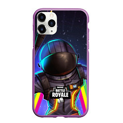 Чехол iPhone 11 Pro матовый Fortnite: Space Rainbow