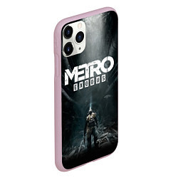 Чехол iPhone 11 Pro матовый Metro Exodus, цвет: 3D-розовый — фото 2