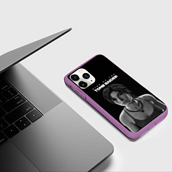 Чехол iPhone 11 Pro матовый Rise if The Tomb Raider, цвет: 3D-фиолетовый — фото 2