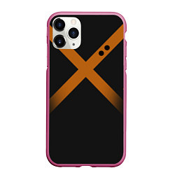 Чехол iPhone 11 Pro матовый KATSUKI BAKUGOU полосы