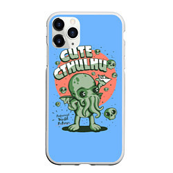 Чехол iPhone 11 Pro матовый Cute Cthulhu