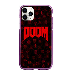 Чехол iPhone 11 Pro матовый DOOM: Hellish signs