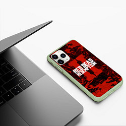 Чехол iPhone 11 Pro матовый Red Dead Redemption: Part II, цвет: 3D-салатовый — фото 2