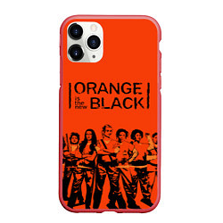 Чехол iPhone 11 Pro матовый ORANGE IS THE NEW BLACK, цвет: 3D-красный