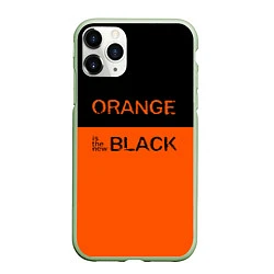 Чехол iPhone 11 Pro матовый Orange Is the New Black, цвет: 3D-салатовый