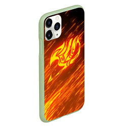 Чехол iPhone 11 Pro матовый NATSU DRAGNEEL, цвет: 3D-салатовый — фото 2