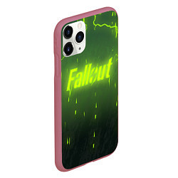 Чехол iPhone 11 Pro матовый Fallout: Radiation Storm, цвет: 3D-малиновый — фото 2