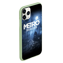 Чехол iPhone 11 Pro матовый Metro Exodus: Dark Moon, цвет: 3D-салатовый — фото 2