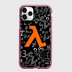 Чехол iPhone 11 Pro матовый HL: Lambda, цвет: 3D-малиновый