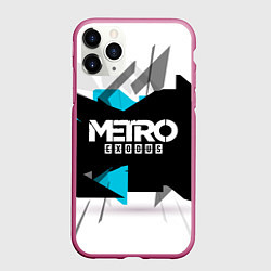 Чехол iPhone 11 Pro матовый Metro: Exodus Sky, цвет: 3D-малиновый