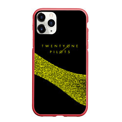 Чехол iPhone 11 Pro матовый TWENTY ONE PILOTS, цвет: 3D-красный