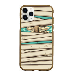Чехол iPhone 11 Pro матовый Человек-мумия, цвет: 3D-коричневый