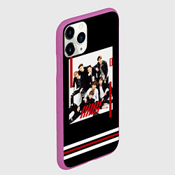 Чехол iPhone 11 Pro матовый IKON Band, цвет: 3D-фиолетовый — фото 2