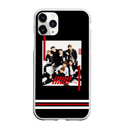 Чехол iPhone 11 Pro матовый IKON Band, цвет: 3D-белый