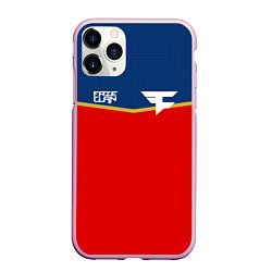 Чехол iPhone 11 Pro матовый FaZe Clan: Uniform, цвет: 3D-розовый