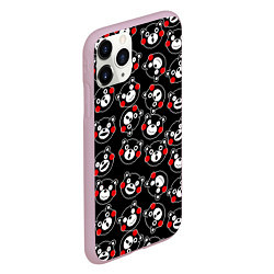 Чехол iPhone 11 Pro матовый Kumamon Faces, цвет: 3D-розовый — фото 2