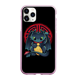 Чехол iPhone 11 Pro матовый Приручи меня, цвет: 3D-розовый