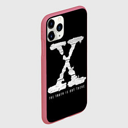 Чехол iPhone 11 Pro матовый The Truth Is Out There, цвет: 3D-малиновый — фото 2