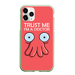 Чехол iPhone 11 Pro матовый Trust Me I'm a Doctor