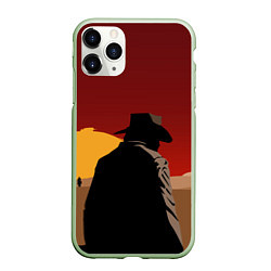 Чехол iPhone 11 Pro матовый RDR 2: Dark Man