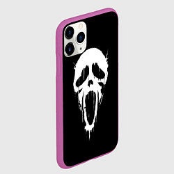 Чехол iPhone 11 Pro матовый Крик, цвет: 3D-фиолетовый — фото 2
