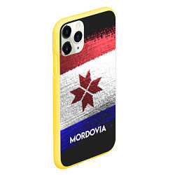 Чехол iPhone 11 Pro матовый Mordovia Style, цвет: 3D-желтый — фото 2