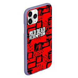 Чехол iPhone 11 Pro матовый Red Dead Redemption 2, цвет: 3D-серый — фото 2