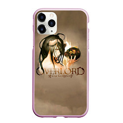 Чехол iPhone 11 Pro матовый Overlord Albedo, цвет: 3D-розовый