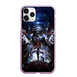 Чехол iPhone 11 Pro матовый Overlord, цвет: 3D-розовый