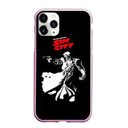 Чехол iPhone 11 Pro матовый Sin City: Marv, цвет: 3D-розовый